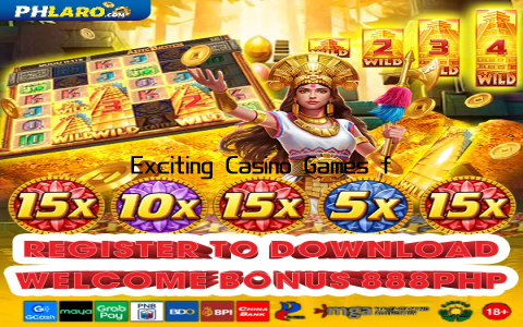 Exciting Casino Games for Big Wins and Fun